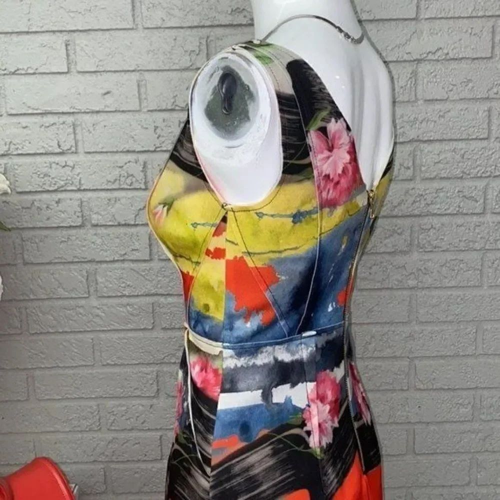 Milly Multi Color Mini Dress Size 0 - Picture 7 of 14